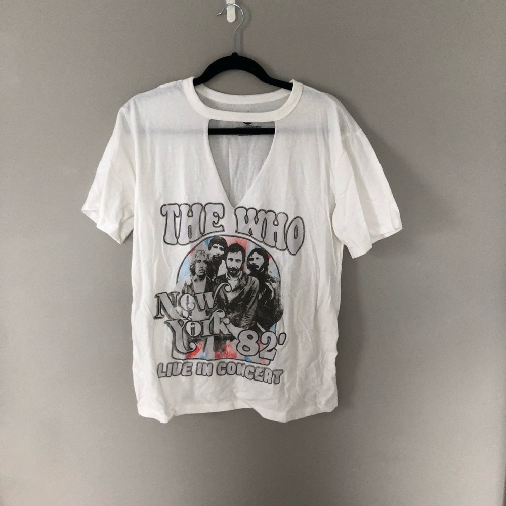 The Who white T-shirt